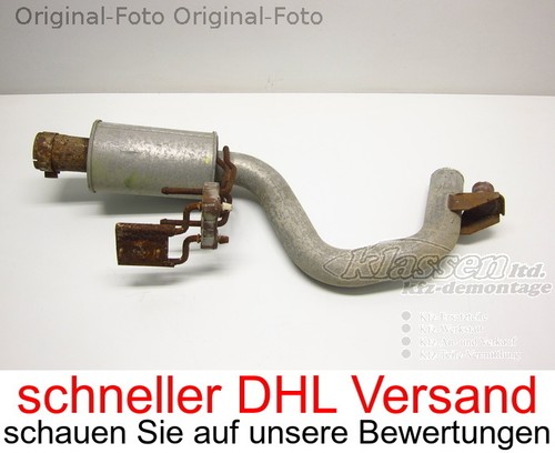 Rear exhaust silencer - rear, f
