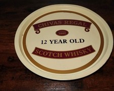 Chivas Regal Scotch Whisky Vintage Metal Tray  - 32cm - Memorabilia