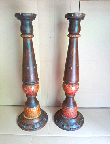 Vintage pair wooden - a,
