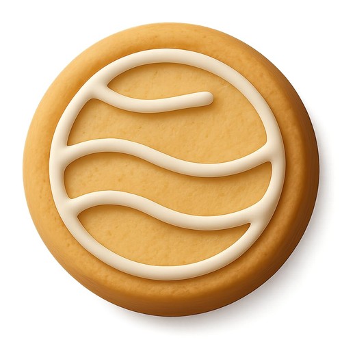 Translucent neptune cookie - neptune,