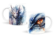 Scary Dragons Watercolour