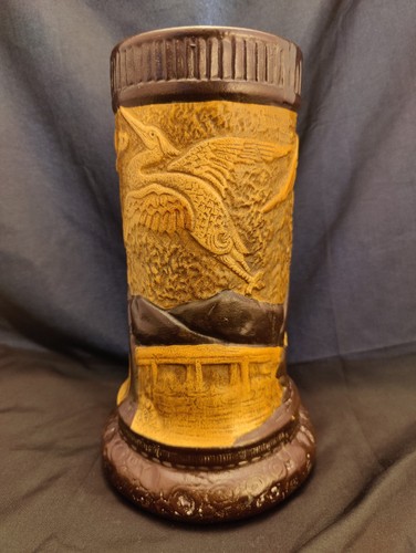 Bretby pottery japanese scene - bretby,