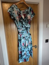 Pinup Girl Clothing Couture Wedding Blue Dress XXL 2XL Sarong 