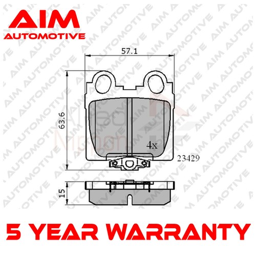 Brake pads set - pads,