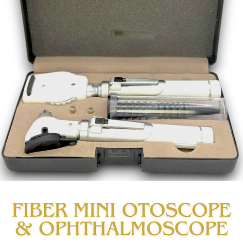 Mini fiber optic led otoscope - fiber,