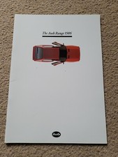 The 1986 Audi Model range Brochure inc. 80, 90, 100, 200, Coupe, Sport Quattro