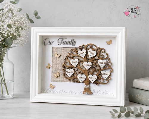 Personalised family tree frame - tree,