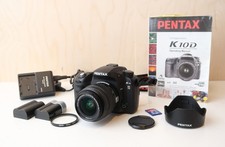 Pentax K10D DSLR Camera & 18-55mm Lens, 2 x Batteries , Charger & SD - SC 564