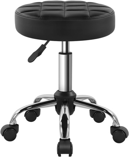 Black classic swivel - black, stool