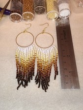 Fringe Earrings Handmade