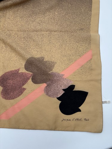 Vintage polyester scarf - polyester,
