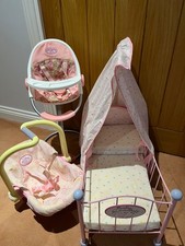 Baby Annabel High Chair, Cot & Car Seat