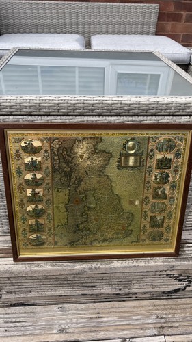 Vintage john speed map - map, the