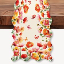 WADORN Poppy Flower Butterfly