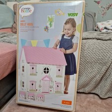 Wooden dolls house with
