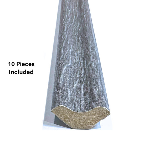 Brushed grey oak scotia - oak,