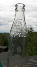 unusual milk bottle : lovely 1950's BDC Birmingham dairy " Medical Brand "