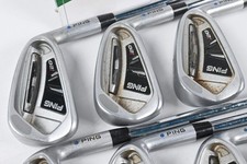 Ping i20 Irons / 5-PW+SW / Blue Dot / Stiff Flex Steel Shafts