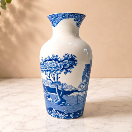 Spode italian blue - italian, white
