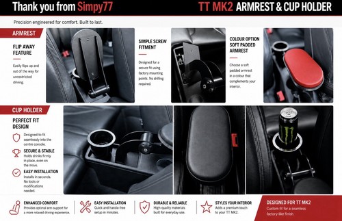 Armrest and large bottle - armrest,