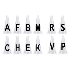 4/8pcs Dressage Letter Cones