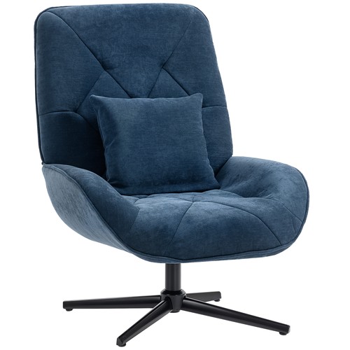 Homcom swivel accent chair - homcom,
