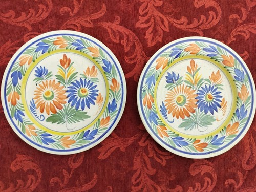Quimper plates french faience - french,