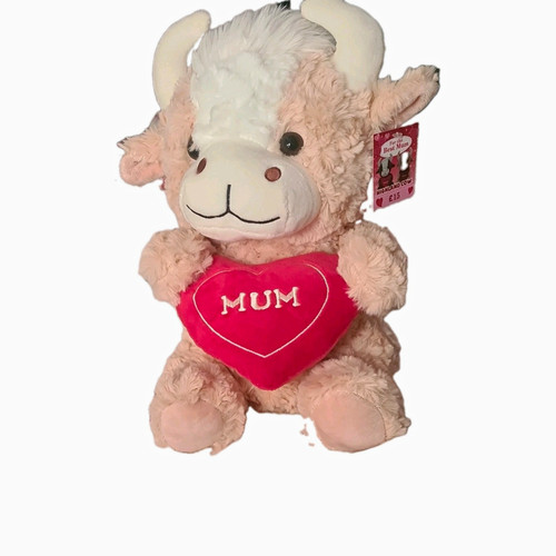 Highland cow plush teddy - cow,
