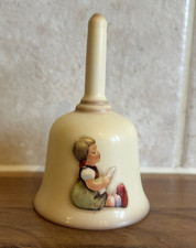 M J Hummel Bell Figurine Girl With Sheet Music No1595 Hum 867 Boxed Dates 1999