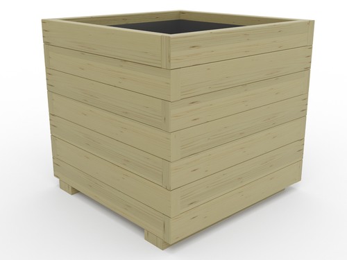 Wooden garden planter - garden,