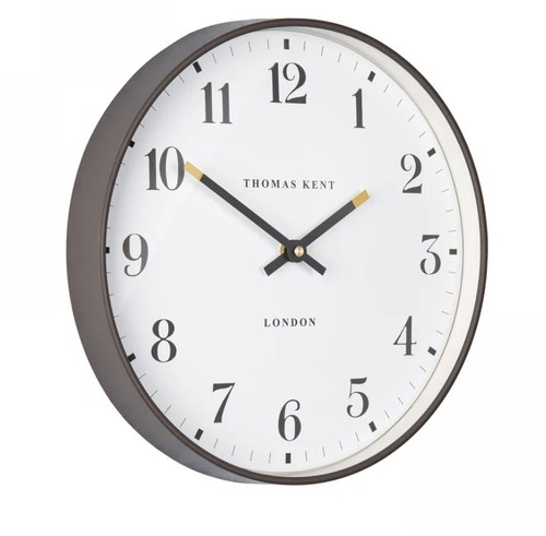 Sutton wall clock mocha - clock, in