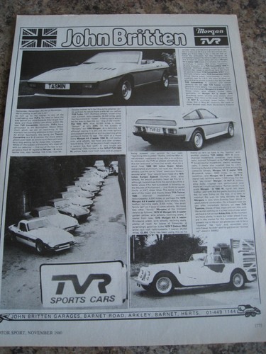 John britten morgan tvr sports - john,