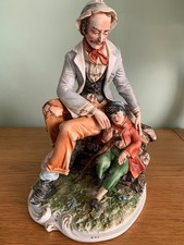 Large Capodimonte - Father and Son Figure - Limited Edition