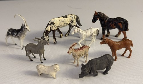 Plastic toy farm animals - toy,