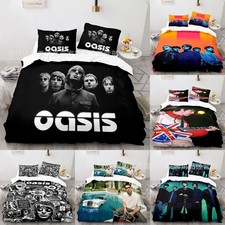 🔥Gift Oasis Singer Duvet Quilt Cover Bedding Sets +Pillowcases Single Double UK