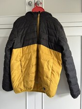 Quicksilver Black & Amber Jacket Aged 10, good used
