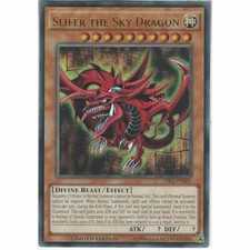 LDK2-ENS01 Slifer the Sky Dragon | Ultra Rare YuGiOh Egyptian God Card | Lim Ed