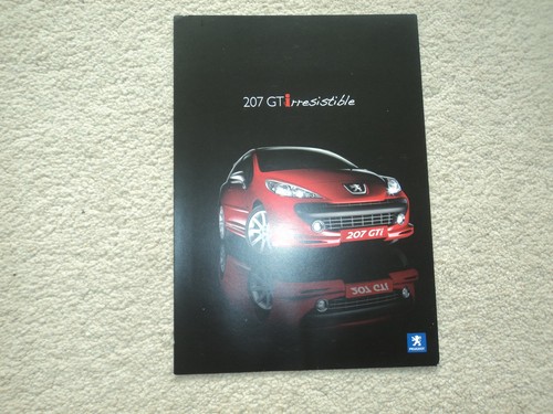 Peugeot 207 gti - , brochure