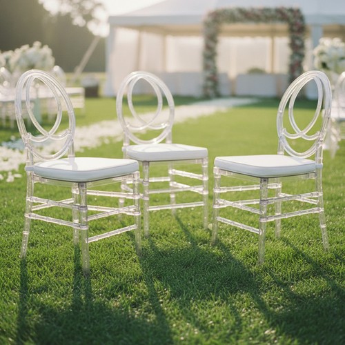 Set acrylic dining - of, 3