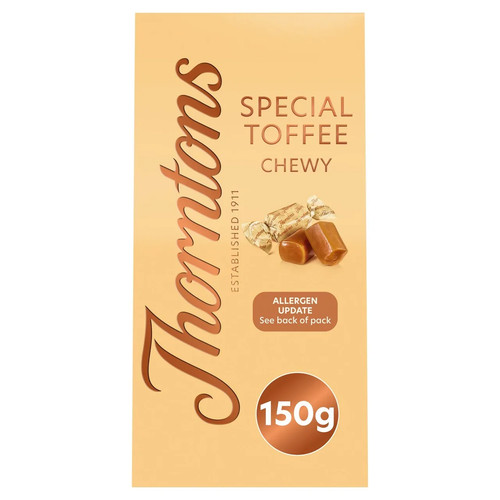 Thorntons chewy special toffee - special,