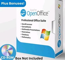 Open Office Word Processing Software CD – Home Business Office Suite