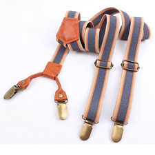 2.5cm Retro Men's Suspenders