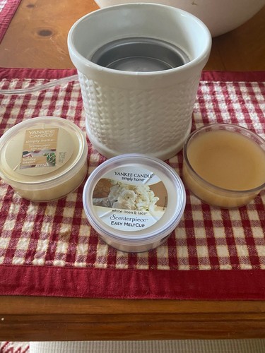 Yankee candle basketweave - candle,