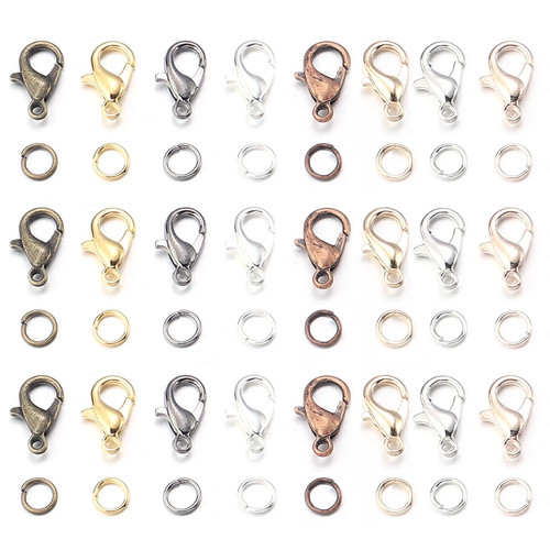 50pcs metal lobster clasps - metal,
