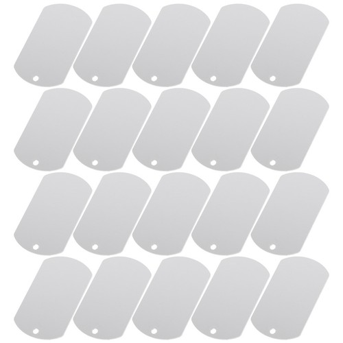 Pcs dog tags aluminum pet - 20,