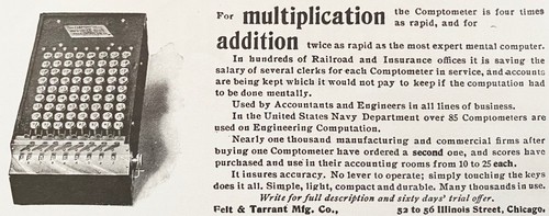 Comptometer felt tarrant - felt&tarrant, co