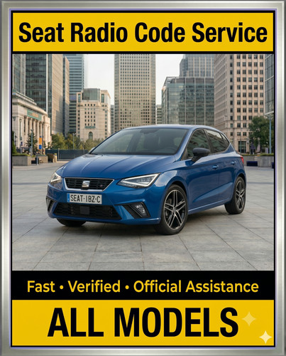 Seat radio code unlock - seat,