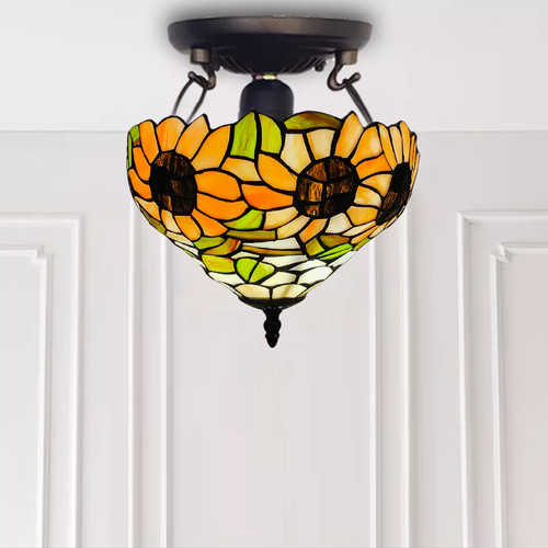 Tiffany sunflower style - tiffany,