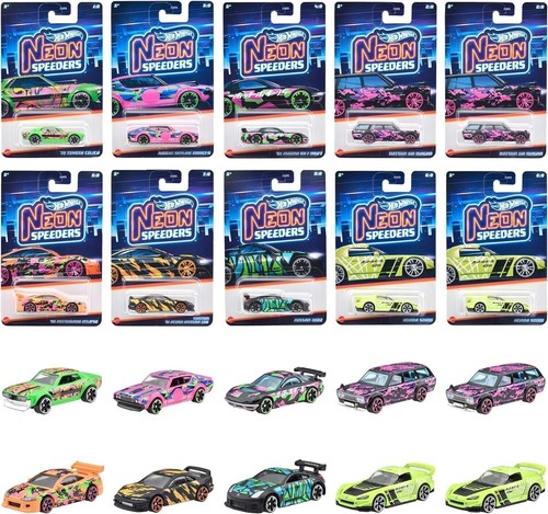 Hot wheels neon speeders - neon,