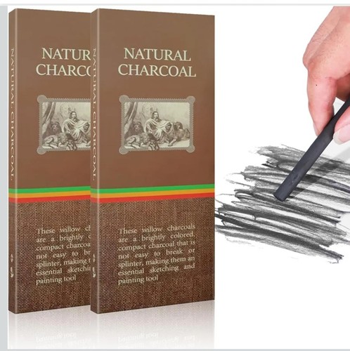 Natural willow charcoal - 20,